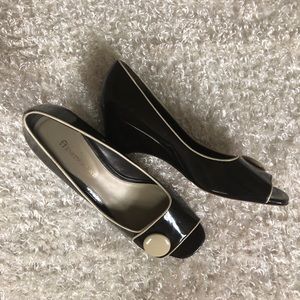 Etienne Aigner Peep Toe Heels